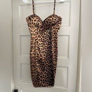 Leopard Print Mini Dress